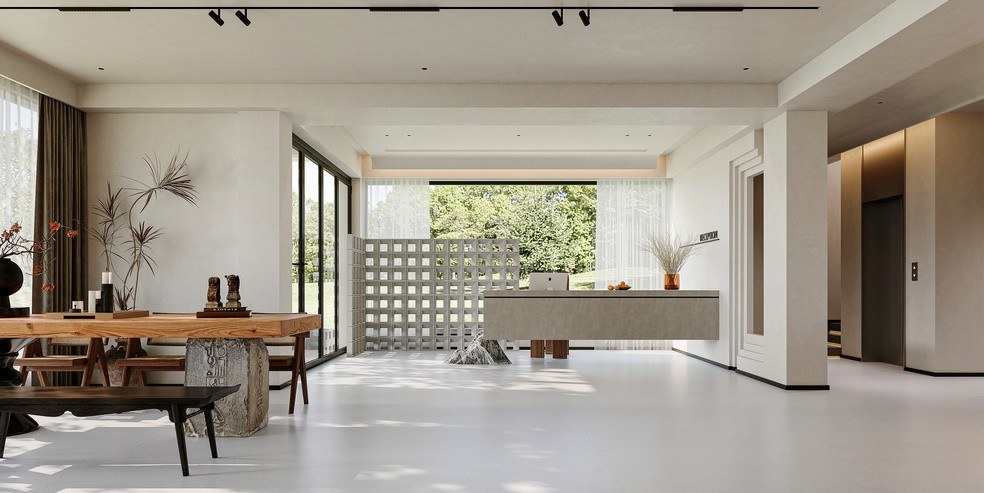 萊姆石淺灰效果圖