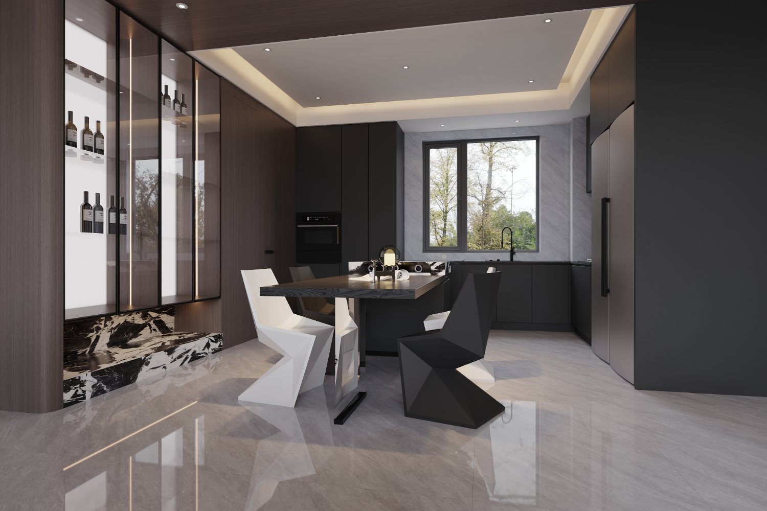 伯爵中灰效果圖